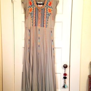 Johnny Was Bija embroidered Dress